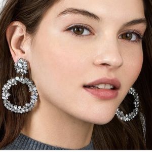Baublebar hoop Crystal earings